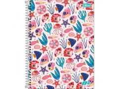 CADERNO DE 01 MATERIA 96FLS D+ MAIS FEMININO CAPAS SORTIDAS
