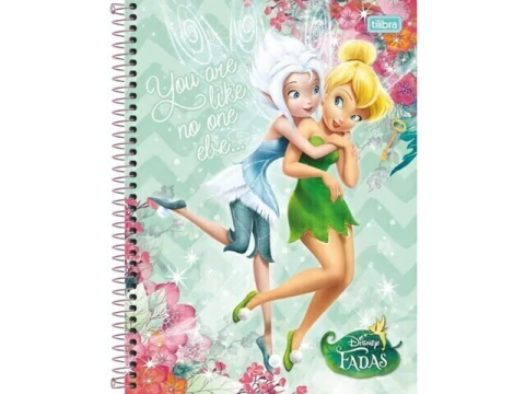 CADERNO DE 01 MATERIA 96F FADAS CAPA SORTIDAS na internet