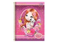 CADERNO DE 10 MATERIAS 200F JOLIE TILIBRA CAPA SORTIDAS - comprar online
