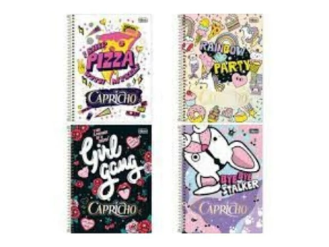CADERNO DE 20 MATERIAS 400F MY FRIEND CAPA SORTIDAS - comprar online