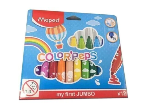 CANETA HIDROGRAFICA COLOR PEPS JUMBO - comprar online