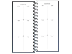 AGENDA 2025 ESPIRAL COMERCIAL IDEALE M8 AZUL - Papelaria Visão