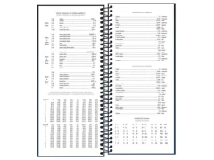 AGENDA 2025 ESPIRAL COMERCIAL IDEALE M8 AZUL - comprar online