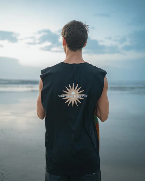 Musculosa Sol - Negra - comprar online