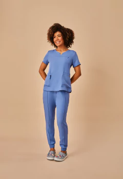 Scrub Fabiana Azul Farda