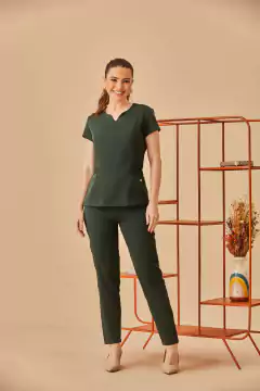 Scrub Maria Verde Escuro