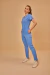 Scrub Eloa Azul Celeste - Dra. Pijama