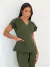 Scrub Júlia Premium Verde Musgo - comprar online