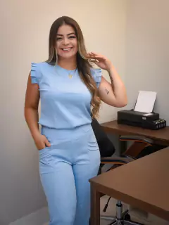Scrub Cristina Azul Candy