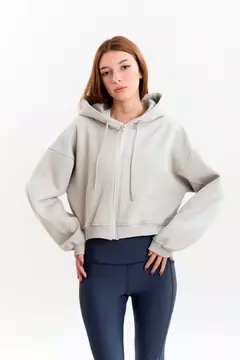CAMPERA CROP FRISA - tienda online