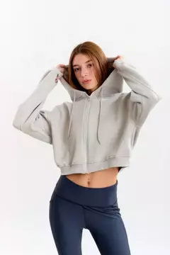 Imagen de CAMPERA CROP FRISA