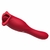 Vibrador + Succionador Luxury Red Passion Kiss Me - ST VB-0629 - comprar online