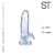 Dildo Jelly Cristal 4 - ST SW-1004