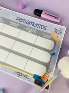 Corrigindo Meus Pensamentos | Bloco com 50 folhas na internet
