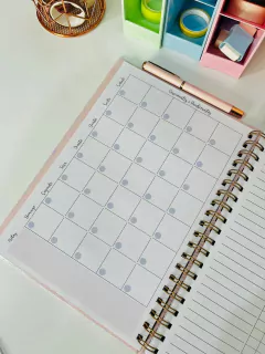 Planner financeiro - Floral na internet