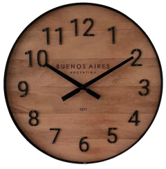 RELOJ BA/NATURAL 40 CM - comprar online