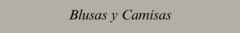 Banner de la categoría BLUSAS Y CAMISAS