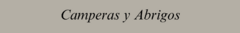 Banner de la categoría CAMPERAS Y ABRIGOS