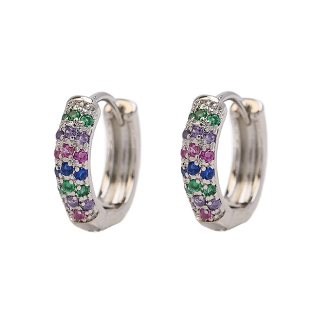 Aros Madrid plateado y colores