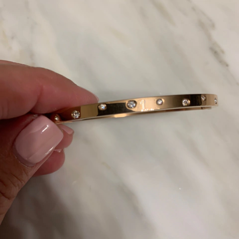 esclava rosada y cubic 4mm - comprar online