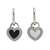 aro corazon plateado reversible