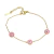pulsera lucky rosa
