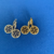 Aros flower plateado en internet
