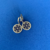 Aros flower plateado - comprar online