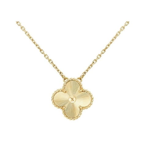 collar trebol dorado - comprar online
