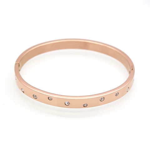 esclava cubics rosado 6 mm