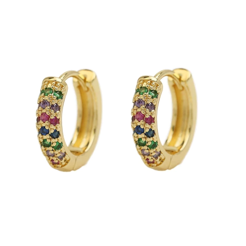 Aros Madrid dorado y colores