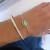 pulsera blue chain dorada