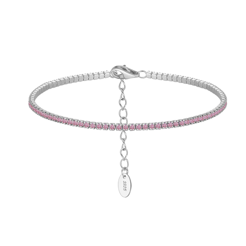 pulsera plata 1,5 pink - comprar online