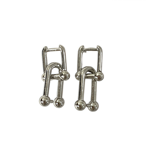 aros linda plateado