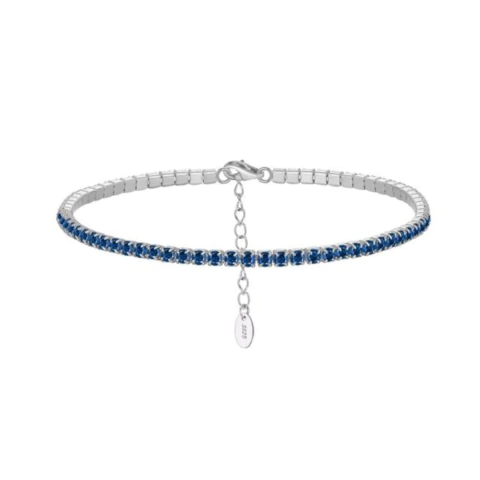 pulsera plata y azul 2 - comprar online