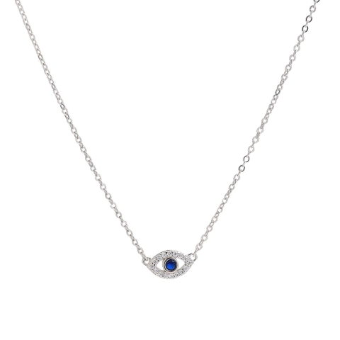 Cadenita ojito plata