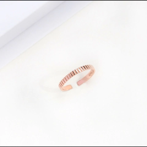 anillo ajustable rose