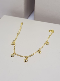 Pulseira Infantil Corações