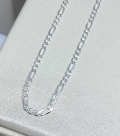 Corrente Prata Groumet alternada 70cm - comprar online