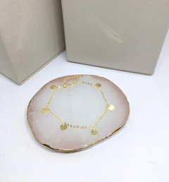 Pulseira Círculos lisos pendurados