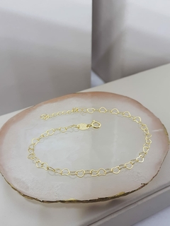 Pulseira Elos Corações