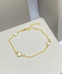 Pulseira 3 cristais