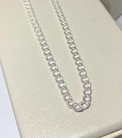 Corrente Prata Groumet 60cm - comprar online