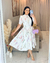 Vestido Floral Com Guipir - Fabricado em 20 dias úteis
