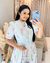 Vestido Floral Com Guipir - Fabricado em 20 dias úteis - comprar online