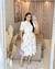 Vestido Floral Com Guipir - Fabricado em 20 dias úteis na internet
