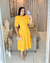 Vestido Laise Amarelo Mostarda - Fabricado em 20 dias úteis