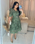 Vestido Algodão Richelieu Verde Musgo- Fabricado em 20 dias úteis na internet