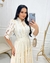Vestido Bordado Marfim - Fabricado em 20 dias úteis na internet