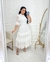 Vestido Chiffon Bordados Pedrarias - Fabricado em 20 dias úteis na internet